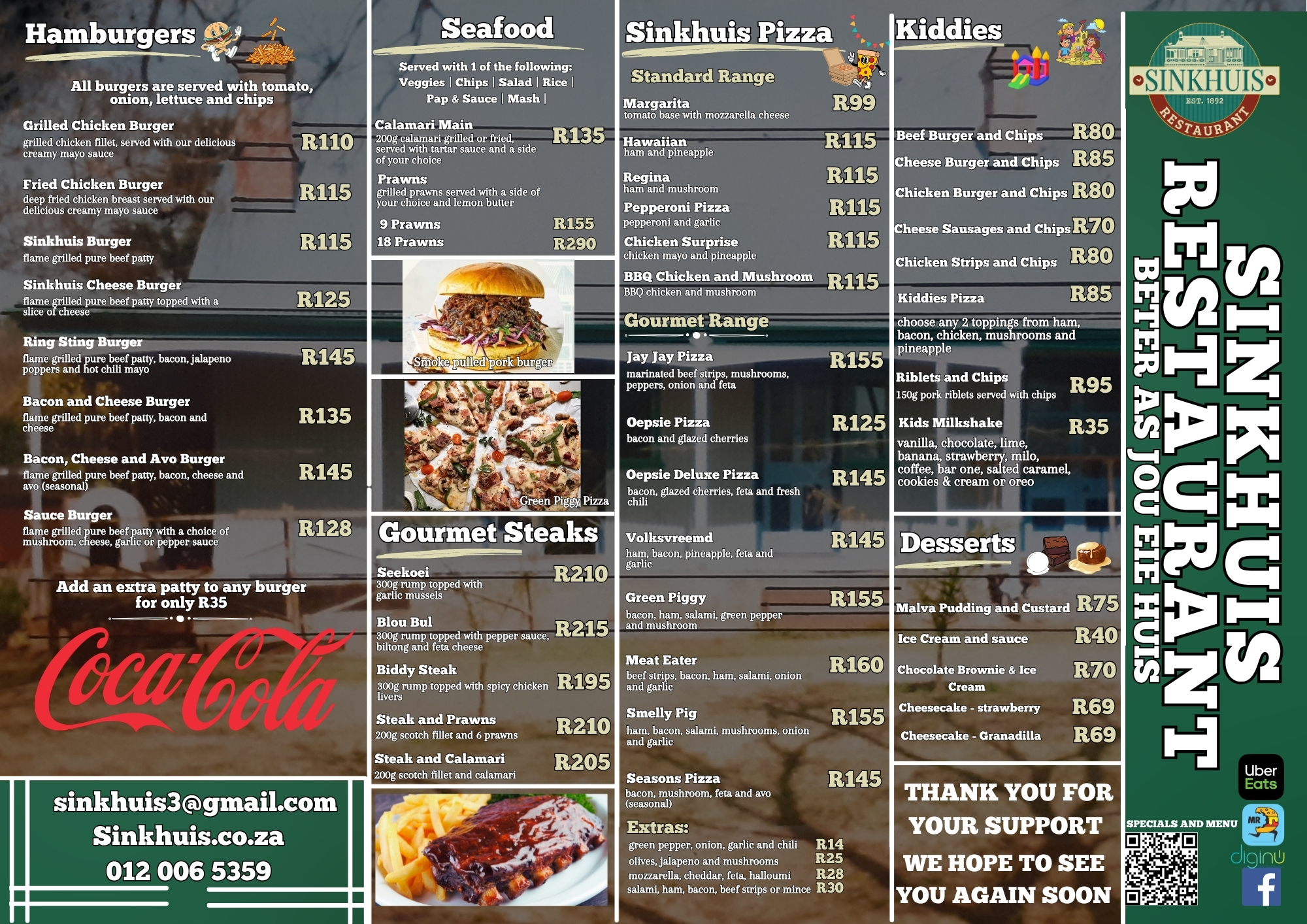 Menu Page